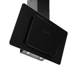 Απορροφητήρας Καμινάδα Fiero 065023101 60cm Black Pyramis Γυαλί