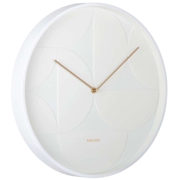Ρολόι Τοίχου Echelon KA5948WH Φ40x4,5cm White Karlsson Μέταλλο