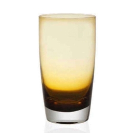 Ποτήρι Νερού Irid 52.014.50 540ml Amber Cryspo Trio Γυαλί