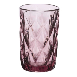 Ποτήρι Νερού Kare 52.702.50 330ml Purple Cryspo Trio Γυαλί
