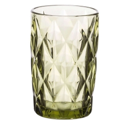 Ποτήρι Νερού Kare 52,703,50 330ml Green Cryspo Trio Γυαλί