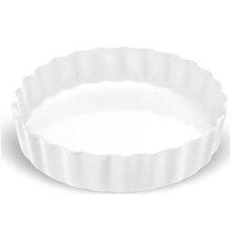 Φόρμα Τάρτας Πυρίμαχη 26.000.86 30,5x30,5x6cm White Cryspo Trio Πορσελάνη