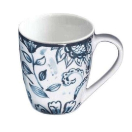 Κούπα Mediterraneo 25.275.25 360ml White-Blue Cryspo Trio Πορσελάνη