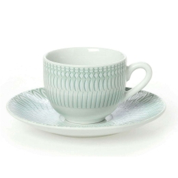 Φλυτζάνι Καφέ Με Πιατάκι Amalfi 25.372.17 100ml Veraman Cryspo Trio Πορσελάνη