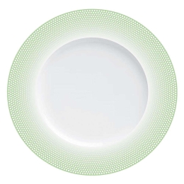 Πιάτο Ρηχό Bonito 24.452.01 Φ27cm Green Cryspo Trio Πορσελάνη