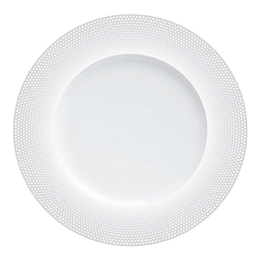 Πιάτο Ρηχό Bonito 24.454.01 Φ27cm Grey Cryspo Trio Πορσελάνη