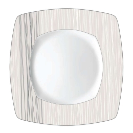 Σερβίτσιο Πιάτα Φαγητού Linette (Σετ 72Τμχ) 50.277.30 White-Multi Cryspo Trio 72 τμχ Πορσελάνη