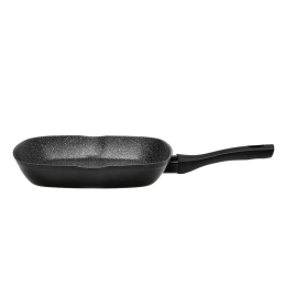 Τηγάνι Γκριλιέρα Petra 70.020.29 28cm Black Cryspo Trio 28cm Αλουμίνιο