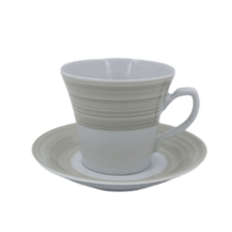 Φλυτζάνι Τσαγιού Pinelies 24.471.16 250ml Beige Cryspo Trio Πορσελάνη