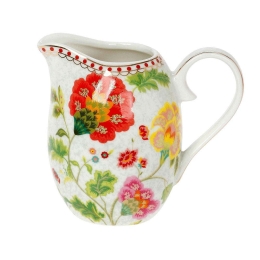 Γαλατιέρα Floral Grey 14.201.15 250ml Grey-Multi Cryspo Trio Πορσελάνη