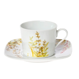 Φλυτζάνι Τσαγιού Amaryllis 25.963.16 Multi Cryspo Trio Πορσελάνη