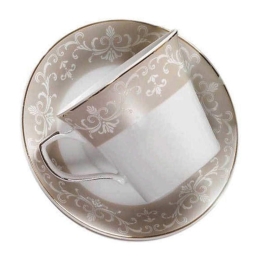 Φλυτζάνι Τσαγιού Charlotte Oro 24.285.16 250ml Beige-Multi Cryspo Trio Πορσελάνη
