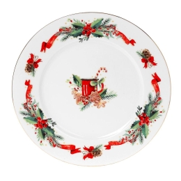 Πιάτο Ρηχό Christmas Magic 06.240.01 Φ27cm Multi Cryspo Trio
