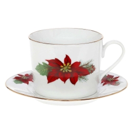 Φλυτζάνι Τσαγιού Poinsettia 06.241.16 250ml Multi Cryspo Trio