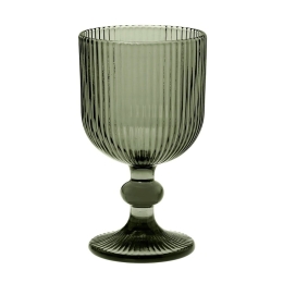 Ποτήρι Κρασιού Κολωνάτο Noris 52.504.54 250ml Smoke Cryspo Trio Γυαλί
