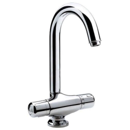 Μπαταρία Κουζίνας TA4 Θερμοστατική Chrome Ferro Μέταλλο, Κεραμικό