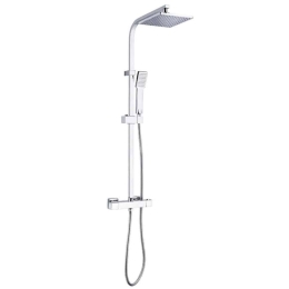 Μπαταρία Σταθερού Ντους Θερμοστατική CF033T Chrome Karag Ορείχαλκος