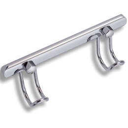 Άγκιστρο Μπάνιου Διπλό Metalia 6056.0 Chrome Ferro Ορείχαλκος