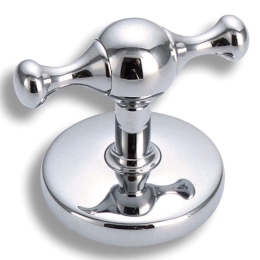 Άγκιστρο Μπάνιου Διπλό Metalia 6156.0 Chrome Ferro Ορείχαλκος