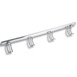 Άγκιστρο Μπάνιου 4 Θέσεων Metalia 6043.0 Chrome Ferro Ορείχαλκος