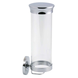 Θήκη Για Βαμβάκι Metalia 6172.0 Chrome Ferro Ορείχαλκος,Γυαλί