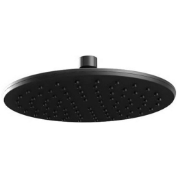 Κεφαλή Ντους Artemis H13801-N Ø20cm Black Mat Karag Ανοξείδωτο Ατσάλι