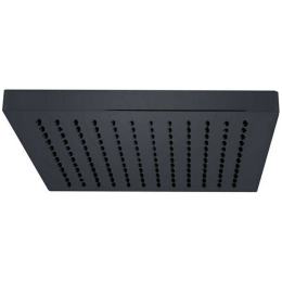 Κεφαλή Ντους CFT205B 20x20cm Black Mat Praxis ABS