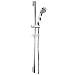 Κολώνα Ντους Με Ράφι Και Τηλέφωνο Soleno N300A Chrome Ferro Ορείχαλκος