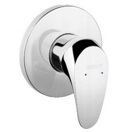 Μίκτης Μπαταρίας Ντους 1 Εξόδου One BFO7PA Chrome Ferro Ορείχαλκος