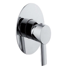 Μίκτης Μπαταρίας Ντους 1 Εξόδου Sinar FA34163C Chrome Karag Ορείχαλκος