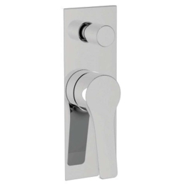 Μίκτης Μπαταρίας Ντους 2 Εξόδων Andare WNX248A73C Chrome Karag Ορείχαλκος
