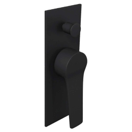 Μίκτης Μπαταρίας Ντους 2 Εξόδων Andare WNX248A73PA Black Mat Karag Ορείχαλκος