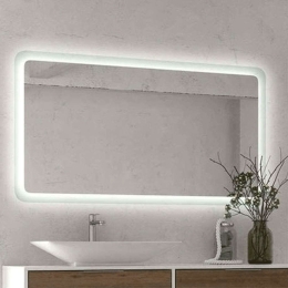 Καθρέπτης Ορθογώνιος Mε Φωτισμό Led Adel ADEL140 140x80x4cm White Karag Κρύσταλλο