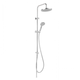Στήλη Ντους Mε Tηλέφωνο Wizard NP45 81-115cm/20cm Inox Ferro Ατσάλι,Abs