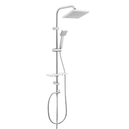 Στήλη Ντους Mε Tηλέφωνο Squerto NP24 98,5cm Inox Ferro Ατσάλι,Abs