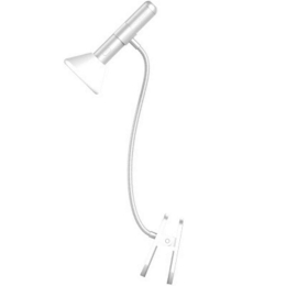 Φακός Επαναφορτιζόμενος NightLight 10841WT/FLCLST Cool Με Βάση Τοίχου Led Silver Allocacoc
