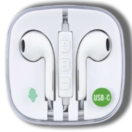 Ακουστικά USB-C Connector 46956592 White Green Mouse