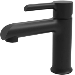 Μπαταρία Νιπτήρος Silueta 38-1034 Με Βαλβίδα Κλικ Black Gloria Μέταλλο