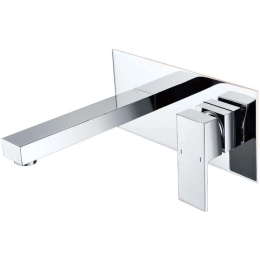 Μπαταρία Νιπτήρος Εντοιχισμού Ponte 13-3902 Chrome Gloria Μέταλλο