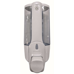 Δοχείο Κρεμοσάπουνου Gini-W-Nova 17-9015 8x8,5x19cm 380ml White Gloria ABS