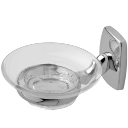 Σαπουνοθήκη Hotelia 03-8080 Chrome-Clear Gloria Μέταλλο,Γυαλί