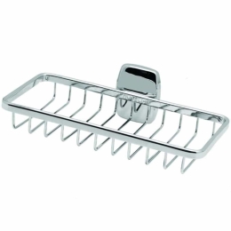 Σπογγοθήκη Hotelia 03-8100 Με Ροζέτα 21x10,5x3cm Chrome Gloria Ορείχαλκος
