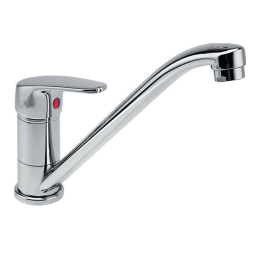 Μπαταρία Κουζίνας Smile BSM4 Chrome Ferro Μέταλλο
