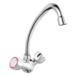 Μπαταρία Κουζίνας Standard BST4 Chrome Ferro Μέταλλο