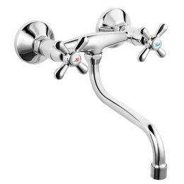 Μπαταρία Κουζίνας Εντοιχισμού Retro XR5 Chrome Ferro Μέταλλο