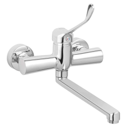Μπαταρία Κουζίνας Εντοιχισμού Για ΑΜΕΑ Algeo BAGM5 Chrome Ferro Μέταλλο