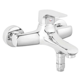 Μπαταρία Μπάνιου Tiga BTG1VL Chrome Ferro Metal