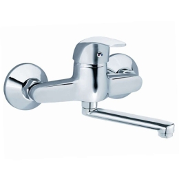 Μπαταρία Νιπτήρος Εντοιχισμού Vasto BVA3 Chrome Ferro Μέταλλο