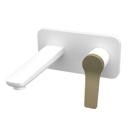 Μπαταρία Νιπτήρος Εντοιχισμού Andare WNW148073PH-B White-Gold Karag Μέταλλο