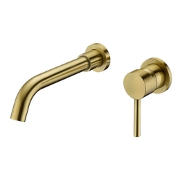 Μπαταρία Νιπτήρος Εντοιχισμού χρυσή Artemis 911P-OR Gold Karag Μέταλλο, Κεραμικό